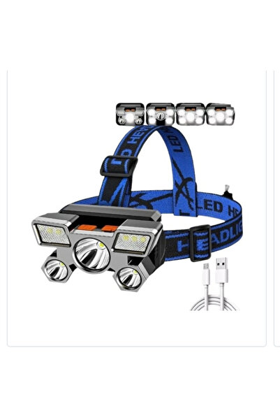 kialed Kafa Lambası Ultra Güçlü Şarjlı – 4 Modlu Profesyonel