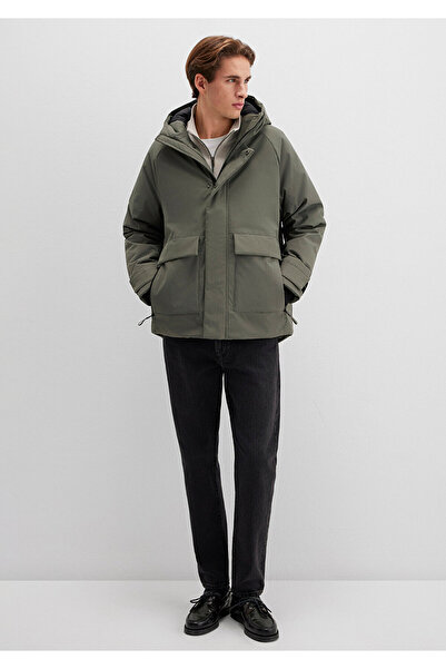 Mavi Pocket Detailed Khaki Coat 0110467-85485