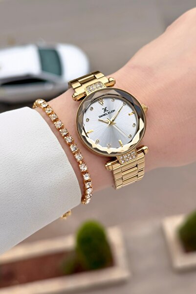 Daniel Klein Gold Renk Ayarlanabilir Kordonlu 32 Mm Kadın Kol Saati ve Hediye...
