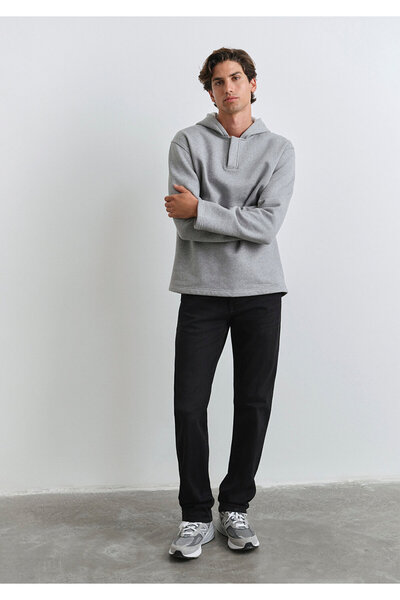 Mavi Hunter Lux Black Dark Anthracite Smoke Jean Pants 0020290823