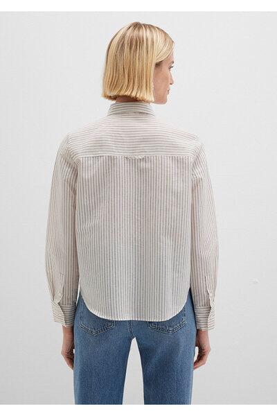 Mavi Striped Ecru Shirt Regular Fit / Regular Cut 1211353-91345