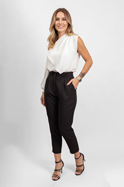 zaden Moda Tek Kollu Ipek Gömlek