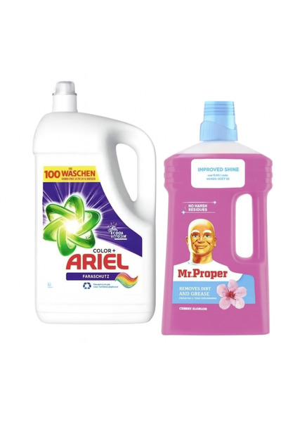 Ariel Liquid detergent, Color 5L+1 Mr.Proper