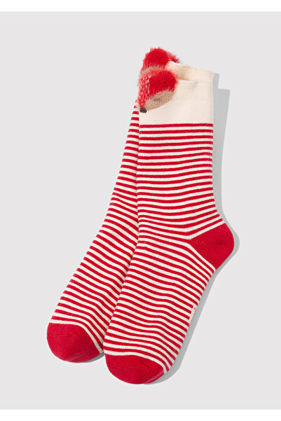 Mavi New Year Themed Red Boot Socks 1913711-32421