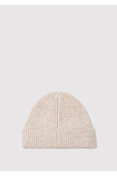 Mavi Beige Baskenmütze mit Herzdetail 1913605-30757