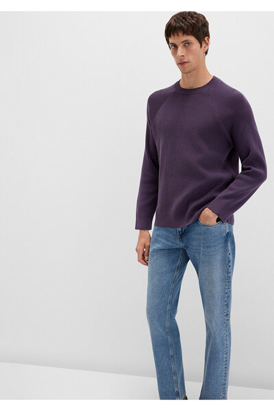 Mavi Crew Neck Purple Sweater Regular Fit / Regular Cut 0710307-70688