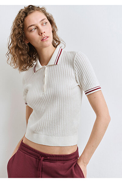 Mavi Ecru Knitwear Polo 1710697-70057