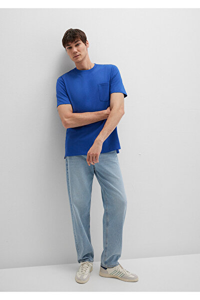 Mavi Βασικό μπλουζάκι με λεπτομέρεια τσέπης Loose Fit / Loose Comfortable Cut 066248-70907