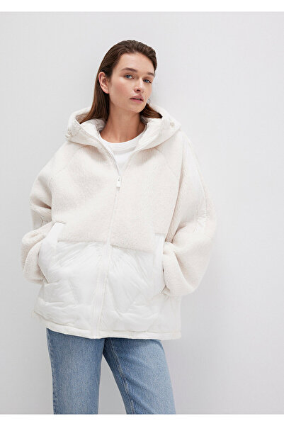 Mavi Плюшева куртка з капюшоном, екра, вільний крій 1110215-80194