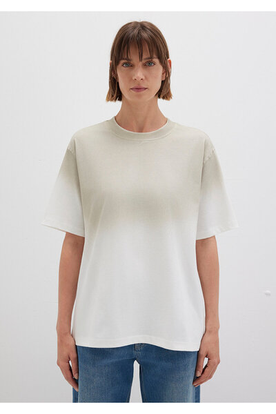 Mavi Μπλουζάκι σε μπεζ ντεγκραντέ χρώμα Loose Fit / Χαλαρή Άνετη Εφαρμογή 1613396-70057