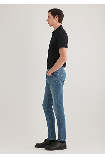 Mavi James Lux White and Blue Jins Jean Pants with Different Lengths 0042489352