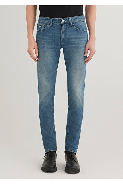 Mavi James Lux White and Blue Jins Jean Pants with Different Lengths 0042489352