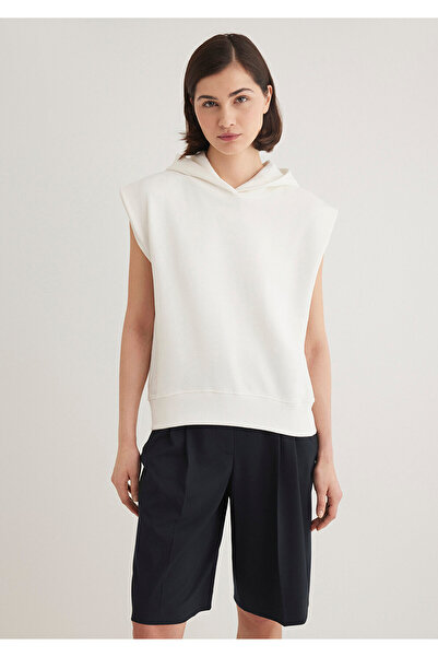 Mavi Φούτερ με κουκούλα αμάνικο εκρού 1S10311-70057