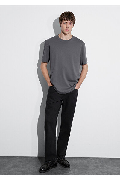 Mavi Γκρι Basic T-Shirt Loose Fit / Loose Relaxed Fit 066249 -86569
