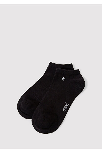 Mavi Schwarze Booties-Socken mit Stern-Stickerei 1912793-900