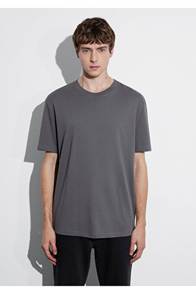 Mavi Γκρι Basic T-Shirt Loose Fit / Loose Relaxed Fit 066249 -86569