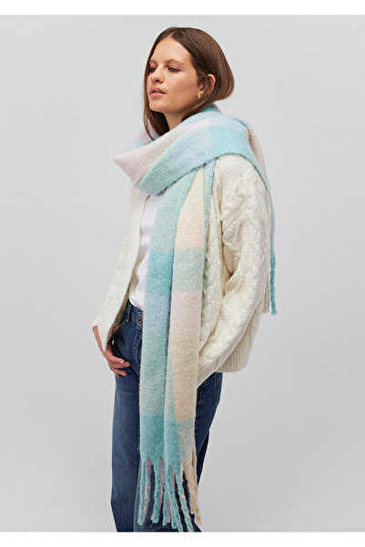 Mavi Tasseled Checkered Scarf 1912817 -71473