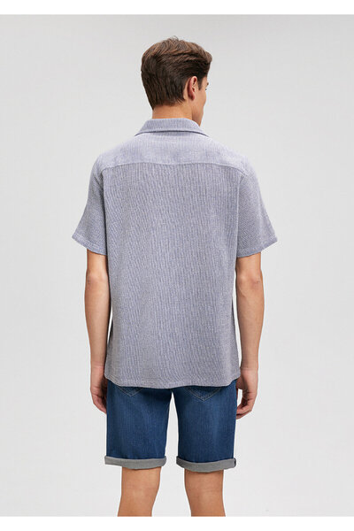 Mavi Μπλε πουκάμισο με υφή - Regular Fit0210828-70907