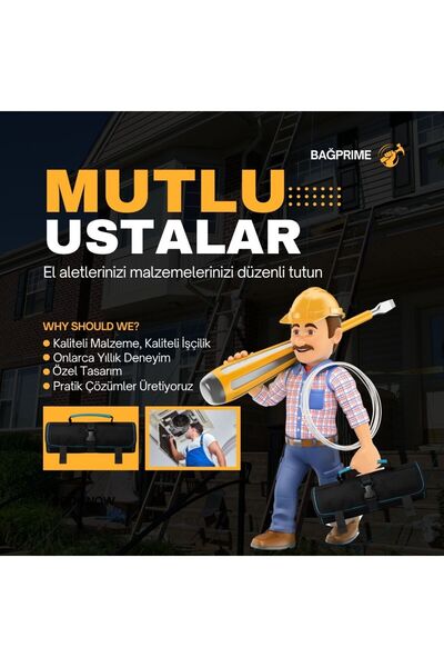 Satış Diyarı Rulo Tipi Alet Çantası Takım Çantası Usta Çantası Elektrikçi Çantası İnşaatçı Çantası Organizer