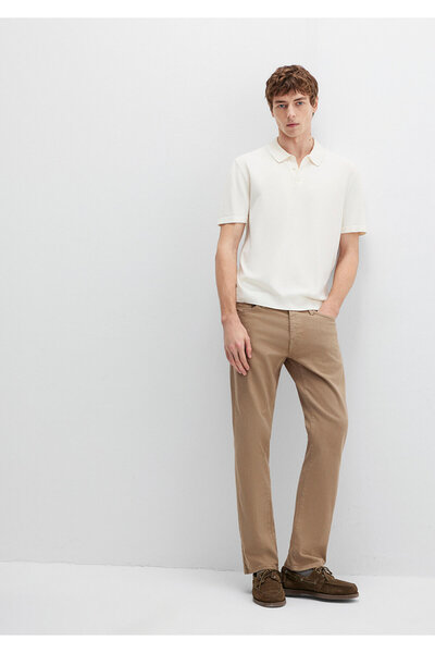 Mavi Martin Dunkelbeige Komfort-Gabardine-Hose 0037832492