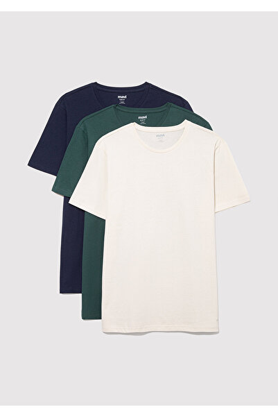 Mavi Ανδρικό μπλουζάκι 3-Piece Crew Neck Basic Slim Fit / Slim Fit0611784-70490