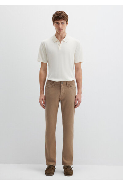 Mavi Martin Dunkelbeige Komfort-Gabardine-Hose 0037832492