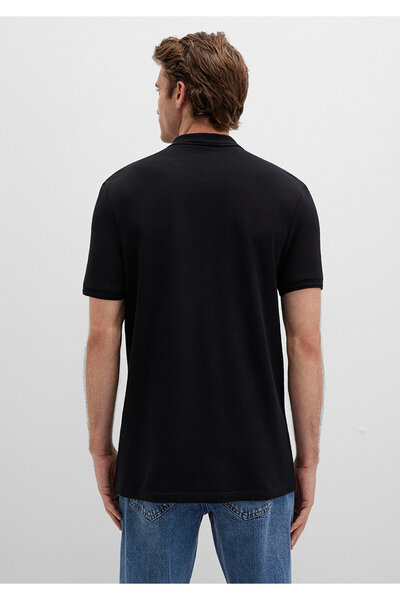 Mavi Černé polo tričko Slim Fit / úzký střih 064946-21842