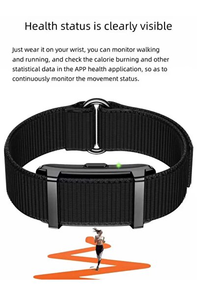 Generic Smart wearable bracelet for tracking health and fitness, sweat and rain resistant