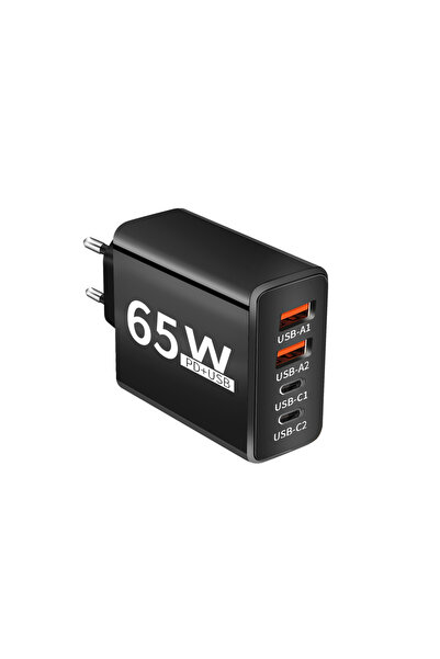 Choice شاحن سريع متعدد المنافذ بقوة 65 وات من الاتحاد الأوروبي، محول شحن عالم...