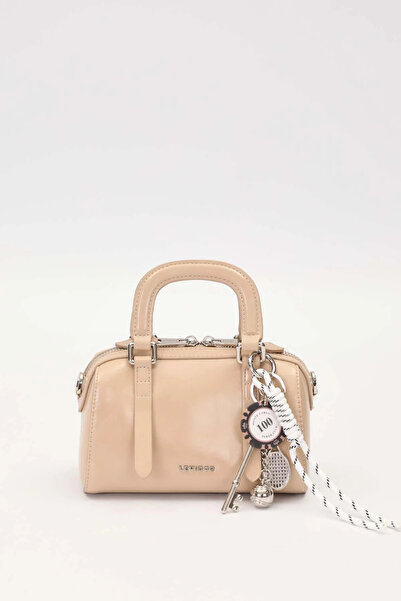 Levidor Vizon Anahtarlık Detaylı Rugan El Çantası