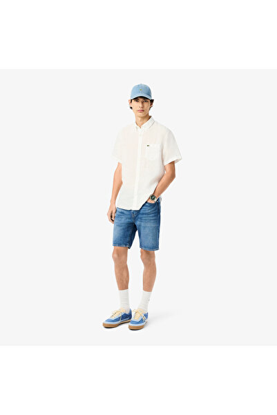 Lacoste شورت برمودا جينز بقصّة مستقيمة - FH9932-00-MK9