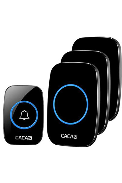 SONEX 3 Alıcılı Kablosuz Uzaktan Kumandalı Led Kapı Zili