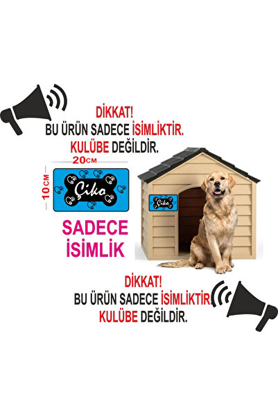 sıradışıhediyem (sadece Isimlik ) Metal Köpek Kulübesi Isimlik, Köpek Kulübe ...