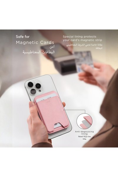 ESR Utility Wallet,Aura Wallet Stand,Bubblegum Pink