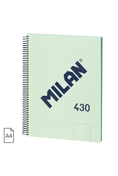 Milan Caiete Seria 1918 A4 80 pagini spirală velină copertă cartonată rigidă