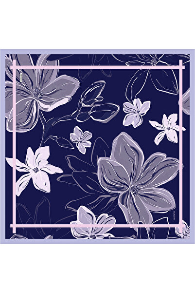 Arancia Eșarfă din mătase Tivil, albastru marin, 90X90