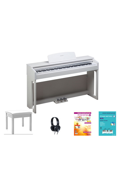 MEDELİ UP82 Dijital Piano Tabure Kulaklık Ödüllü Metodlar Hediyeli