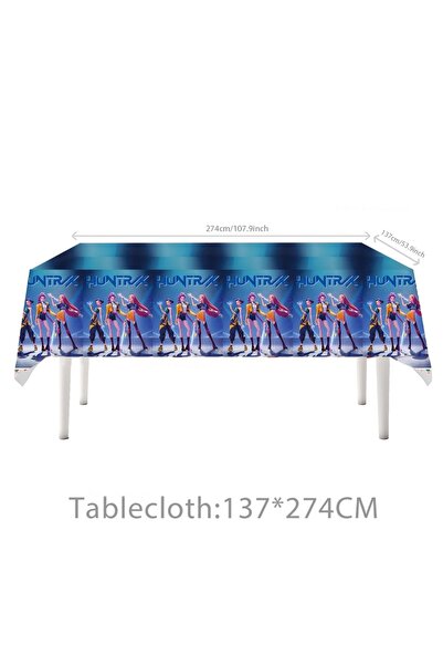 Choice مفرش طاولة بتصميم صائدي الشياطين، مناسب لحفلات أعياد الميلاد، مستوحى م...