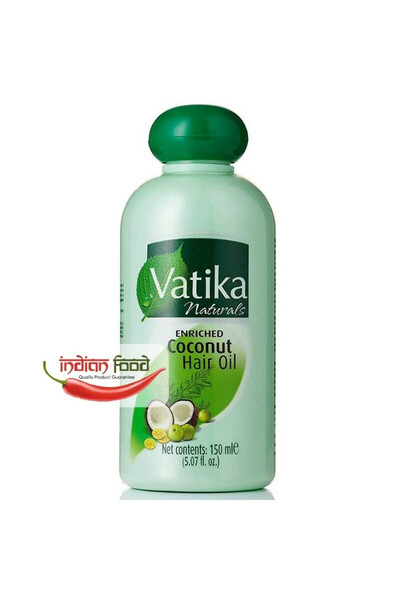 Vatika Ulei de cocos pentru păr (ulei de cocos pentru păr, ulei de Amla + frunze de henna + lămâie) 150 ml