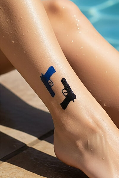 TAKIŞTIR Geçici Silah Dövme Tattoo