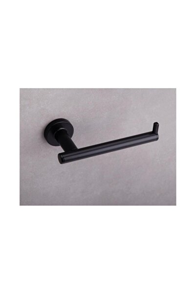 System Suport pentru hârtie igienică Hoop Culoare Neagră 47X72X156 Mm