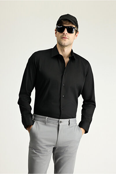 Kiğılı Μακρυμάνικο πουκάμισο Slim Fit Classic Nano Care, αδιάβροχο, ανθεκτικό...