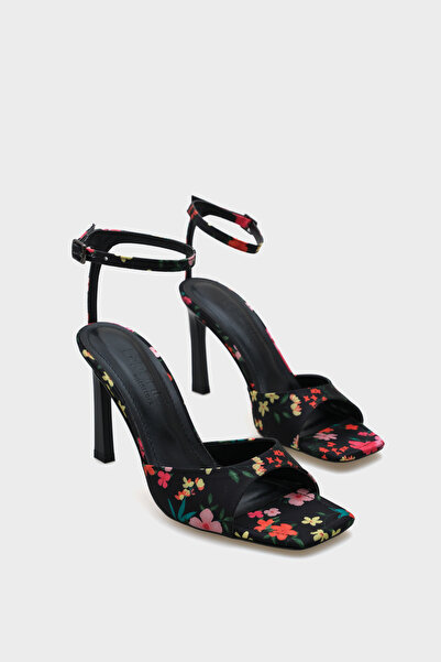 Capone Outfitters Pantofi de damă Regina cu spate deschis, cu toc înalt, cu v...