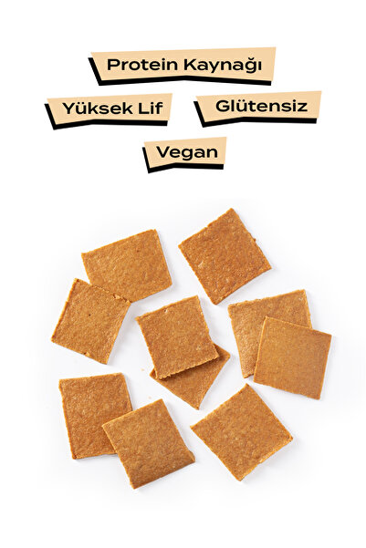 THE GOOD WİLD Humus Kraker | Glutensiz Vegan Atıştırmalık | Glutensiz Un | Filizlendirilmiş Nohut Unu | 55 Gr