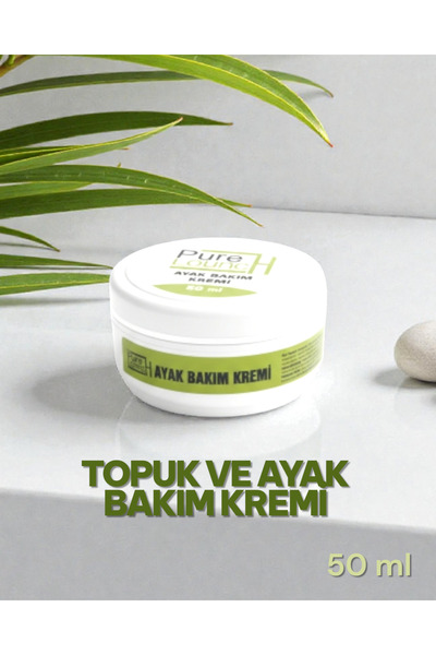 Pure Lounch Çatlak Giderici Ayak Bakım ve Topuk Bakım Kremi 50 ml