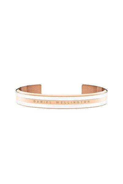 Daniel Wellington Classic Bracelet Satin White Rose Gold Medium - Unisex