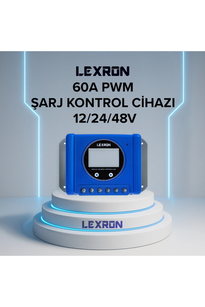 Lexron 60A PWM Şarj Kontrol Cihazı