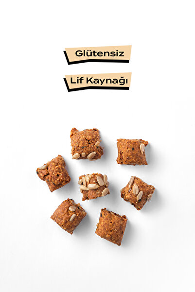 THE GOOD WİLD Lokmalık Galeta | Glutensiz Atıştırmalıklar | Filizlendirilmiş Çiğ Karabuğday | Yüksek Lif | 55 Gr