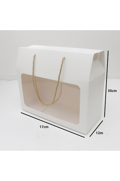 Generic 12 pieces of paper gift boxes 30*12*17 with a transparent window