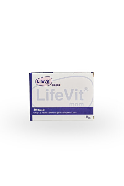 Lifevit Mom - Anne ve Bebekler İçin Omega 3, Folik Asit, Vitamin ve Mineralle...